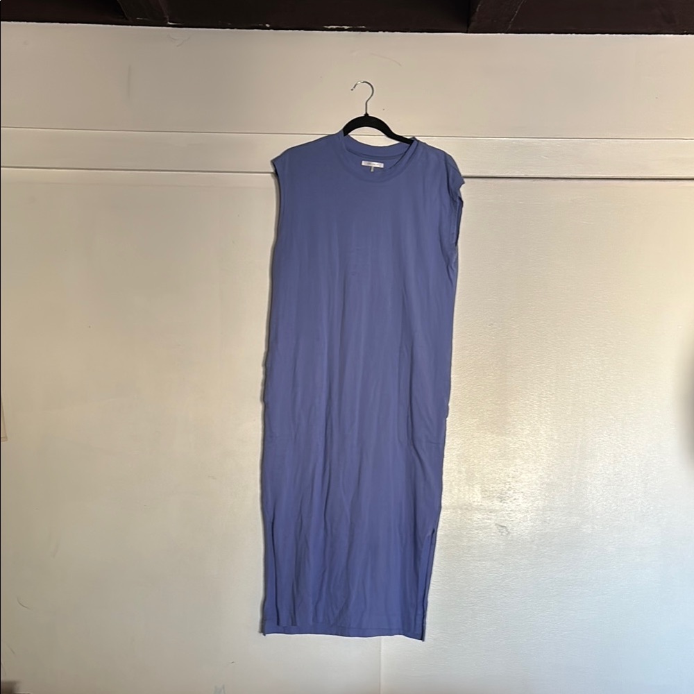Stitchdrop Sleeveless Blue Maxi Dress
